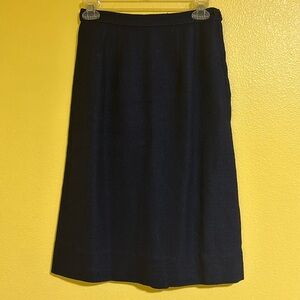 Vintage blue pencil skirt